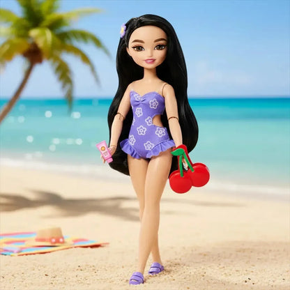 Barbie Dream Besties Playa Renee Muñeca 28cm Mattel