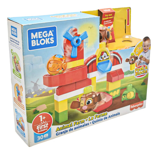 Mega Bloks Granja De Animales 30 Pz Fisher Price Cd 30