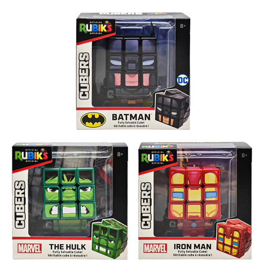 Cubo Rubik Marvel Dc Pack 3 Pz Original Rubiks Spin Master Multicolor