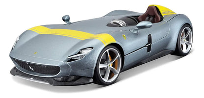Ferrari Monza Sp1 Plateado Escala 1:18 Race Play Bburago Cf Plateado