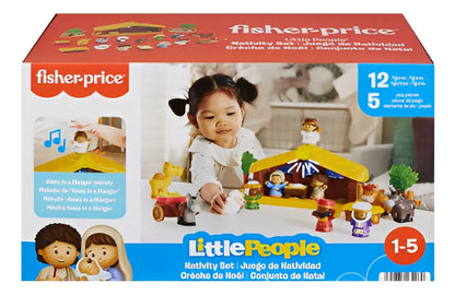 Little People Juego De Navidad Nacimiento 12 Figuras Fisher