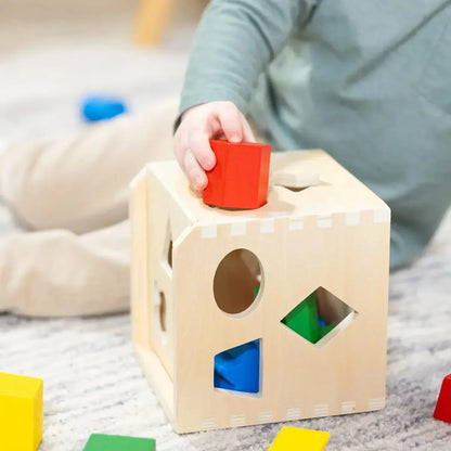Cubo Clasificador De Madera 12 Formas Melissa & Doug