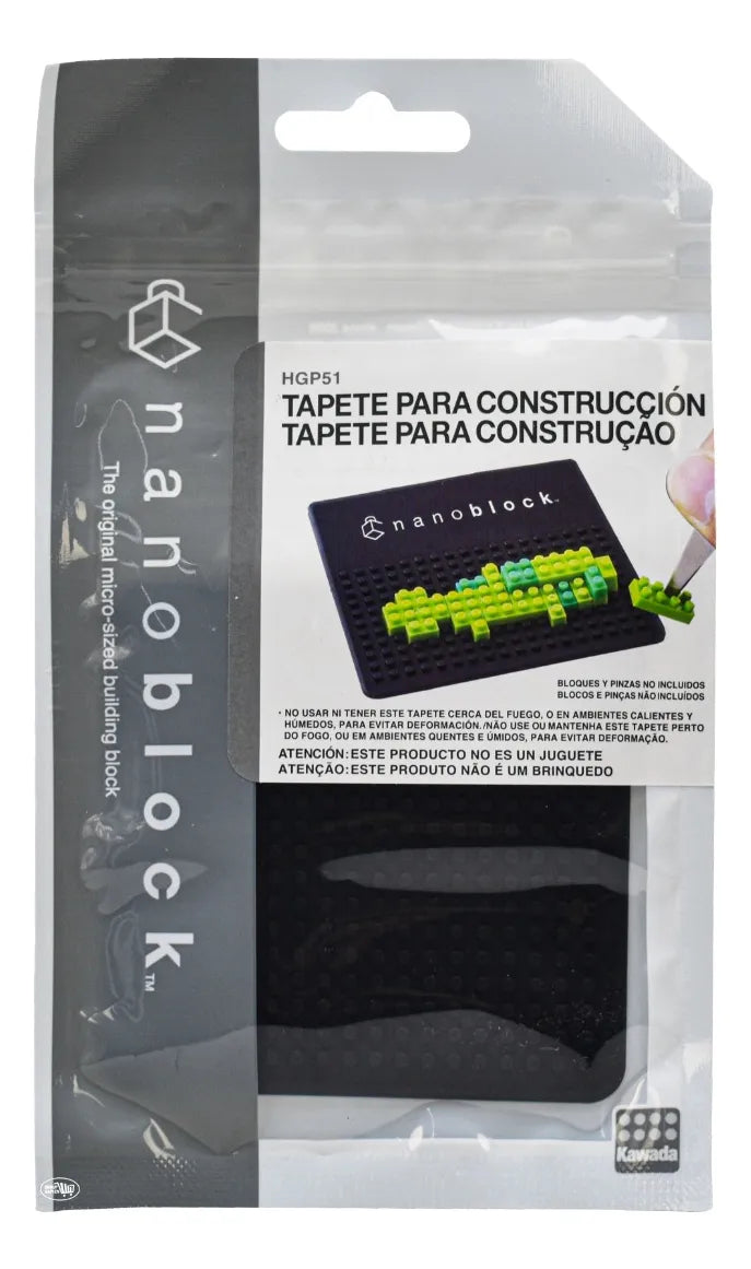 Nanoblock Tapete Y Pinzas Para Construccion Kawada