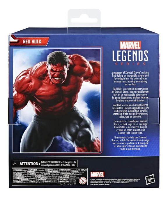 Marvel Legends Red Hulk Capitán América 20 Cm Hasbro Cf