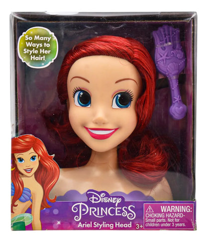 Disney Princesa Ariel Cabeza De Peinado 15cm Just Play Da