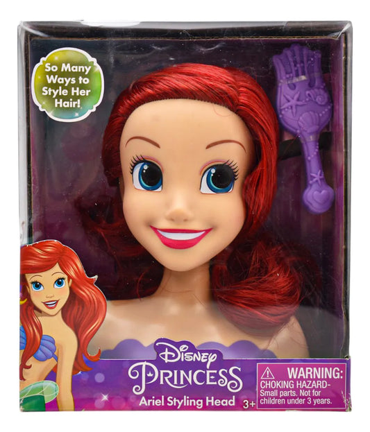 Disney Princesa Ariel Cabeza De Peinado 15cm Just Play Da