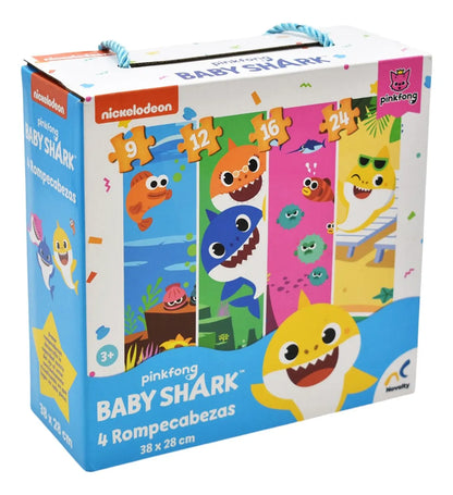 Rompecabezas Pack Baby Shark Y Trolls 60 Pz C/u Novelty