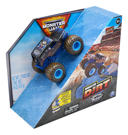 Monster Jam Dirt Pack Son Uva Y Monster Mutt Spin Master Azul