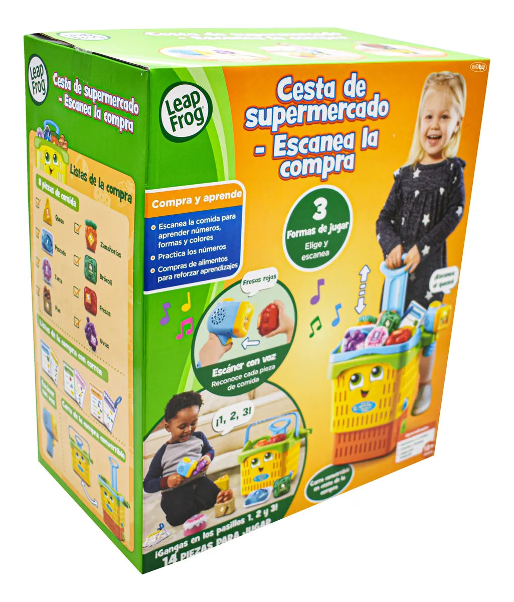 Cesta De Supermercado Escanea La Compra 14pz Leapfrog