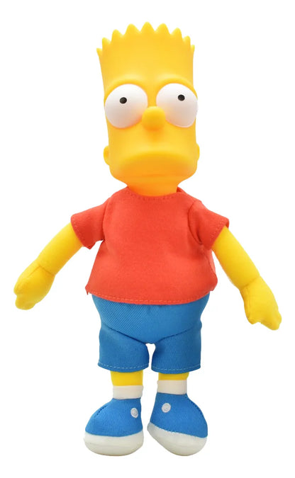 Los Simpsons Pack 2 Peluches Homero Y Bart Jakks Pacific Amarillo