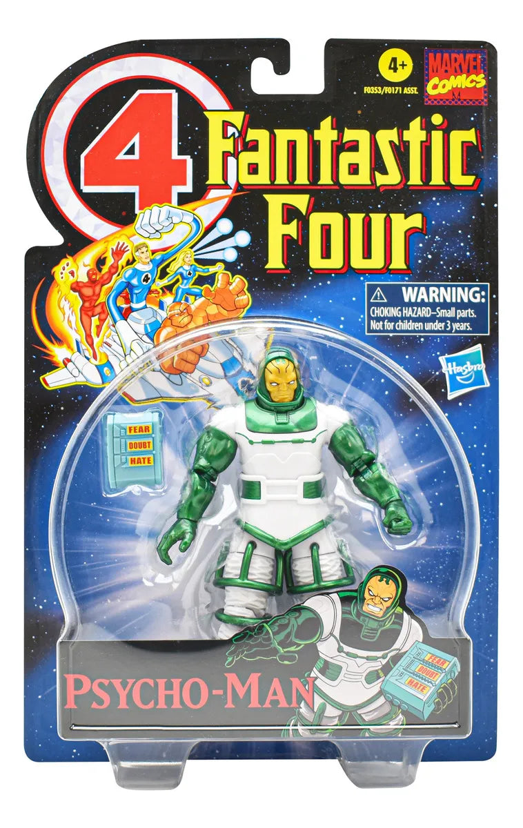 Marvel Comics 4 Fantasticos Psycho Man 15cm Hasbro Cd