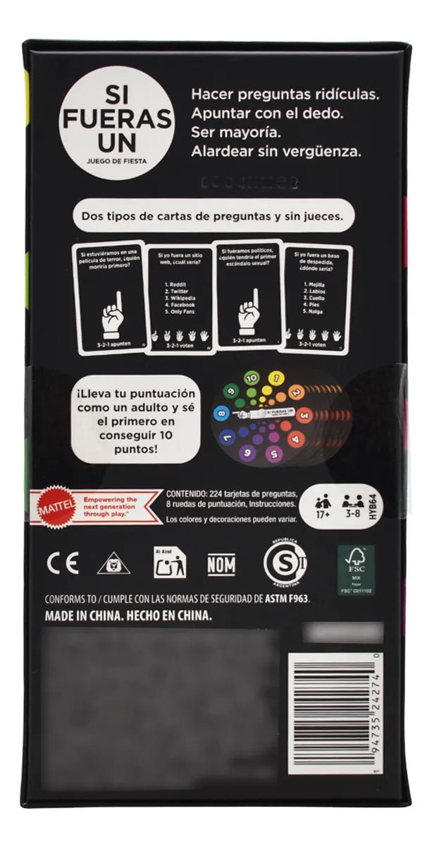 Si Fueras Un Juego De Mesa Mattel