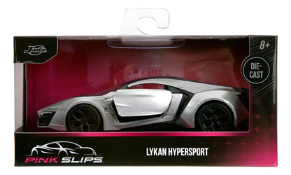 Pink Slips Lykan Hypersport 1:32 Jada Plateado Azul