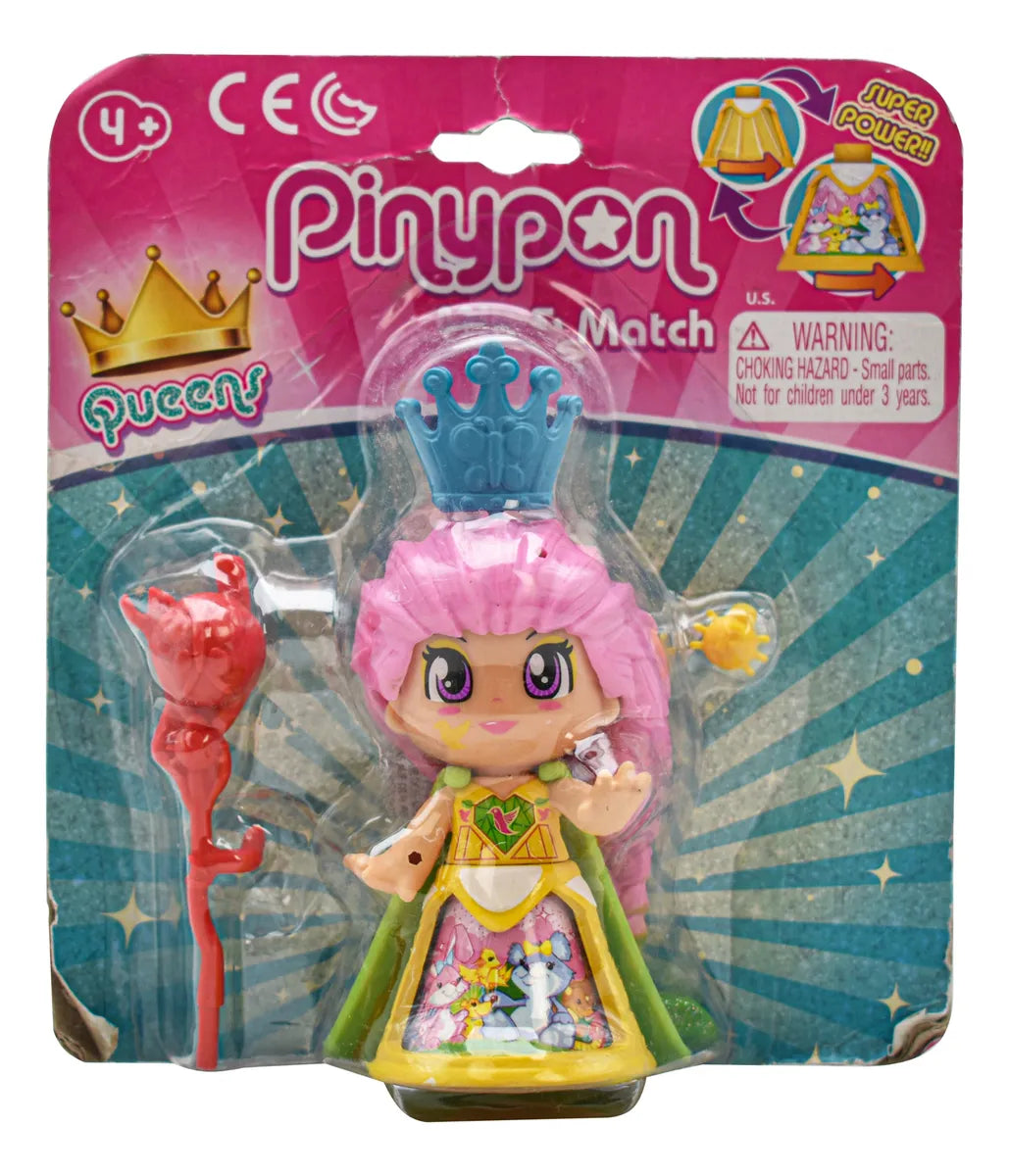Pinypon Queens Vestido Amarillo Super Power Famosa Cd