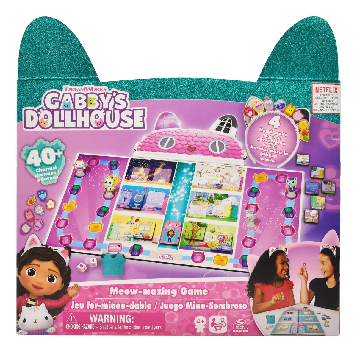 Gabbys Dollhouse Miau Sombroso Juego De Mesa Spin Master Cd