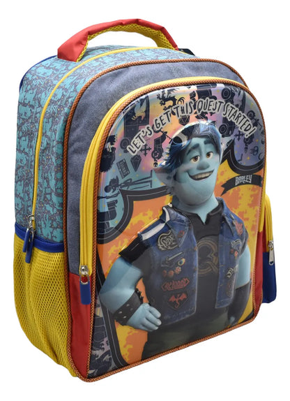 Disney United States This Quest Kit 2pc Primary Backpack 162413 Ruz Blue/Yellow 3D