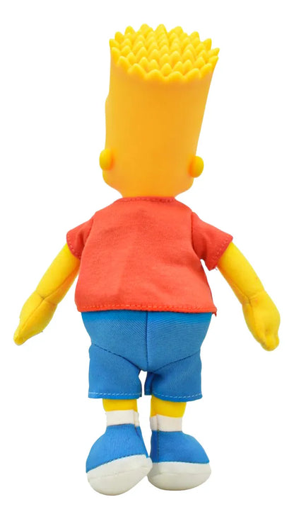 Los Simpsons Pack 2 Peluches Homero Y Bart Jakks Pacific Amarillo