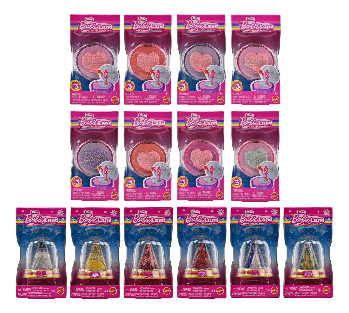 Mini Barbie Land Serie 3 Pack 14 Muñecas 4cm #2 Mattel
