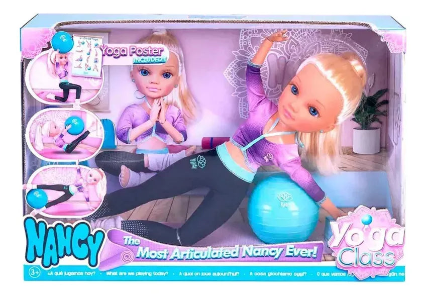 Nancy Yoga Class Con Pelota Y Poster Incluidos Famosa
