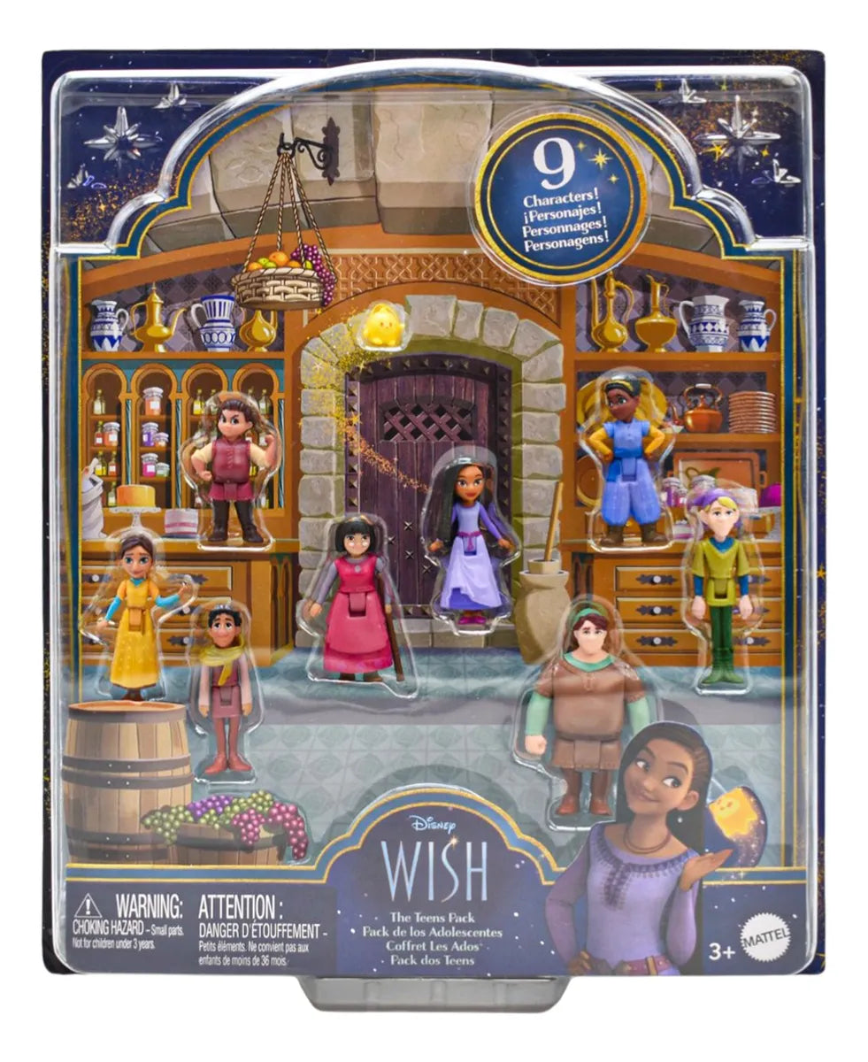 Disney Wish Pack 5 Piezas Play Sets Y Figuras Mattel