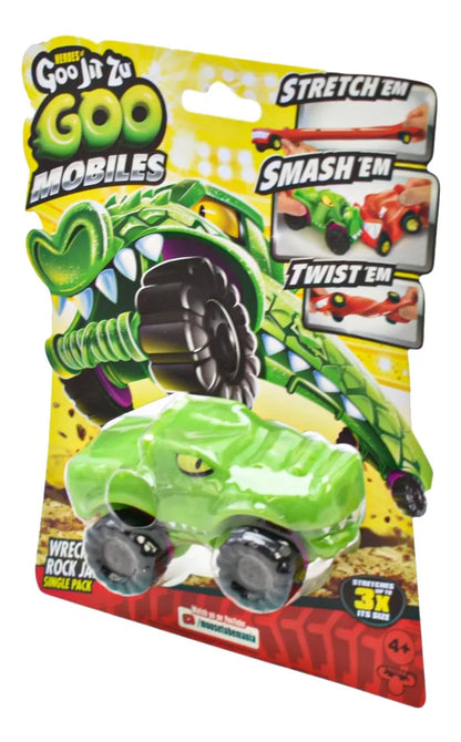 Goo Jit Zu Goo Mobiles Pack 3 Personajes Moose Blazagon/thrash/pantaro/rock Jaw Multicolor