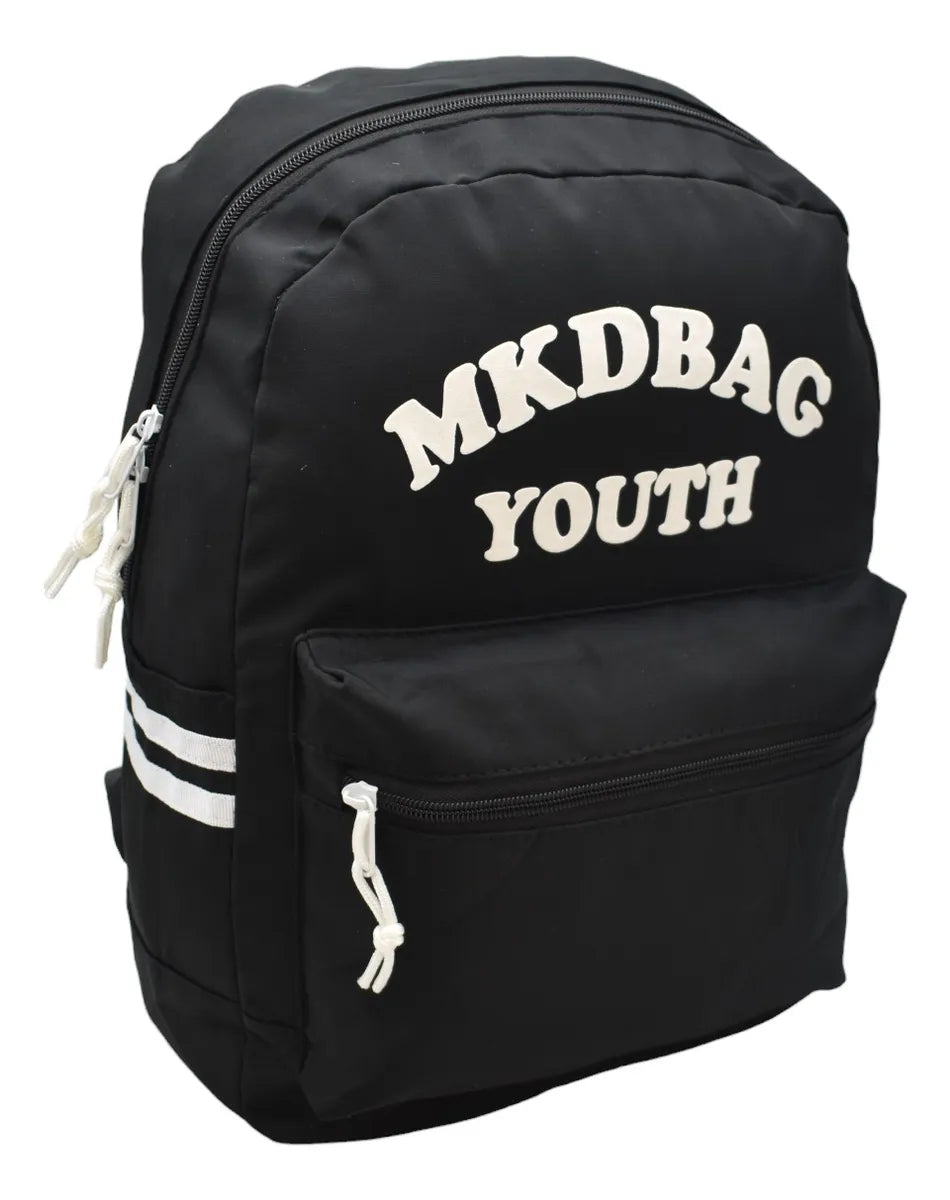 Mochila Mkdbag Youth Kit 3pz Negra Ll23bjm065 Negro Estampado