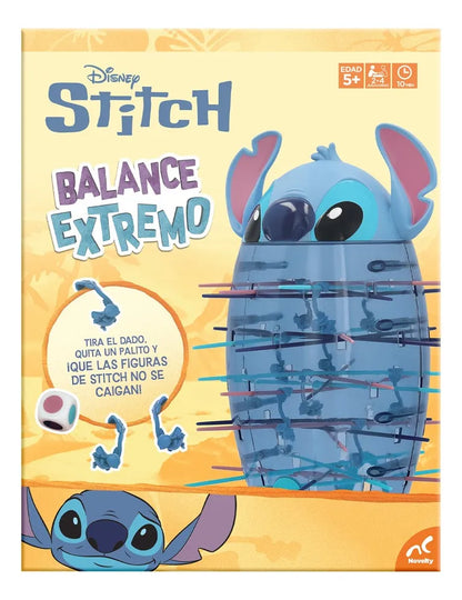Juego de Mesa Stitch Balance Extremo Original Novelty | Desafío de Equilibrio Divertido para Niños y Fans de Disney