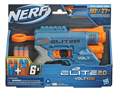 Nerf Elite 2.0 Volt Sd-1 6 Dardos Hasbro Azul