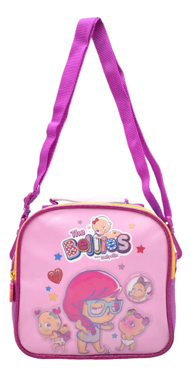 Mochila The Bellies Bellie Beth Kit 6 Piezas Primaria Famosa Rosa Impresion 3d