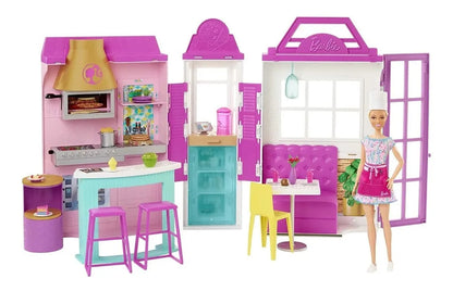 Barbie Cook N Grill Restaurant 30 Piezas Mattel Da