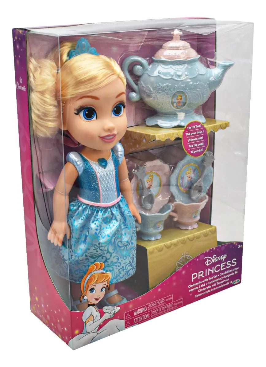Disney Princesa Pack 4 Muñecas Con Juego De Te Jakks Pacific