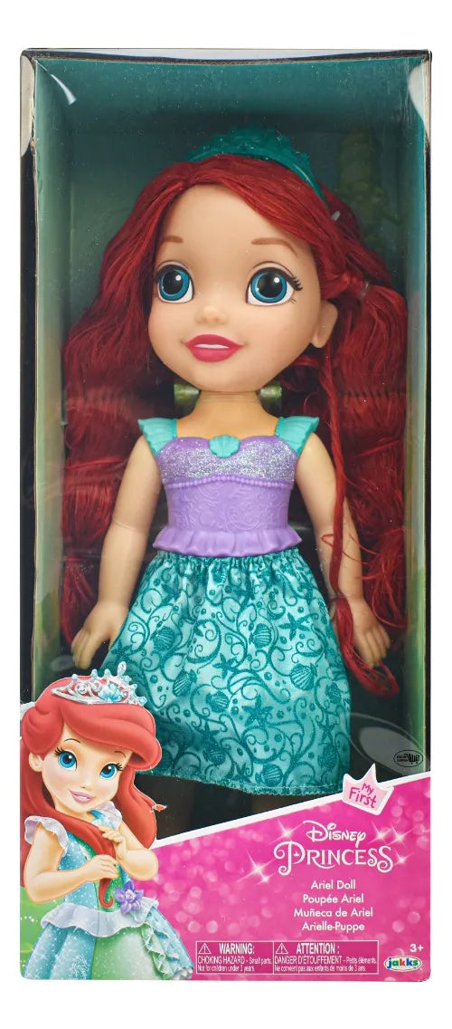 Disney Princesa My First Ariel Vestido Verde 35cm Jakks