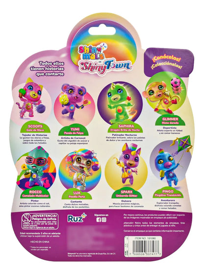Shinymals En Shiny Town Pack 8 Figuras 10cm Ruz