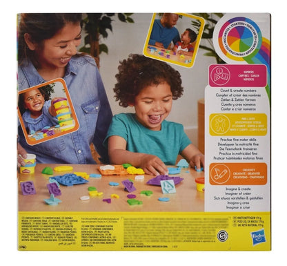 Play Doh Numeros Pack 4 Piezas 680g Hasbro Multicolor