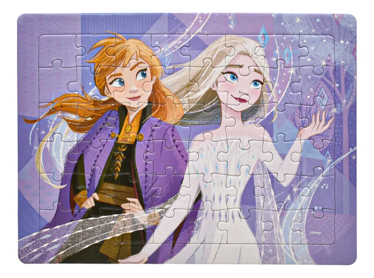 Princesas Frozen Pack 12 Rompecabezas 48pz C/u Bestway