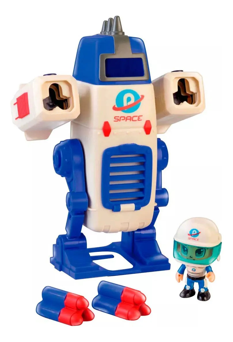 Pinypon Action Space Academy Robot Espacial Famosa Da