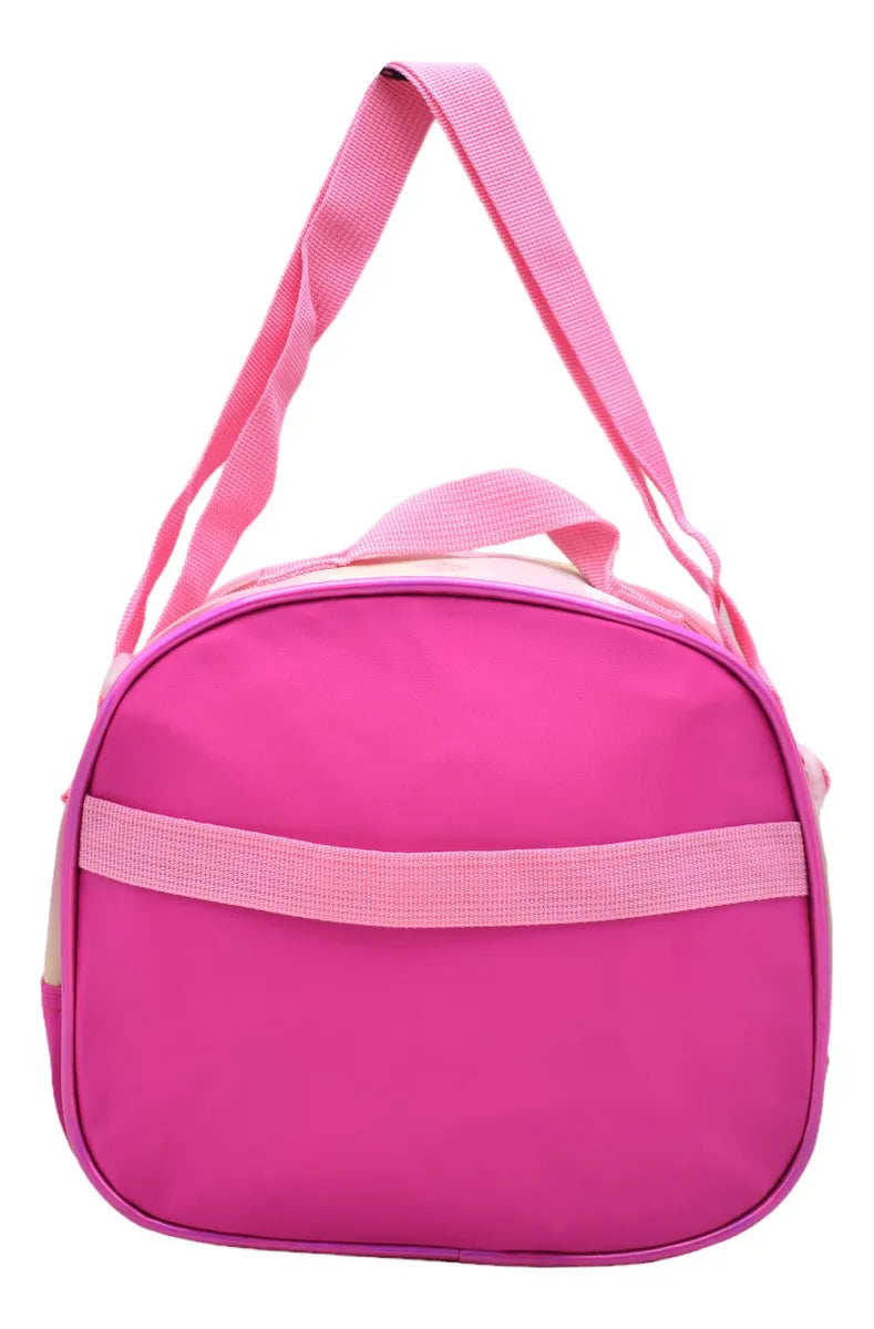 Mochila Oso Pintor Kit 3pz Primaria Ll24bpp511 Rosa Chicle 3d