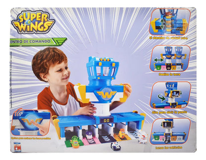 Super Wings Centro De Comando Luz Y Sonido 40cm Fotorama Cd Multicolor