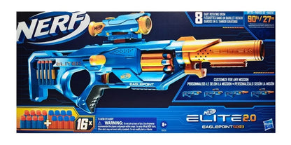 Nerf Pack 4 Nerf Elite 2.0 Eaglepoint Rd-8 16 Dardos Hasbro Multicolor