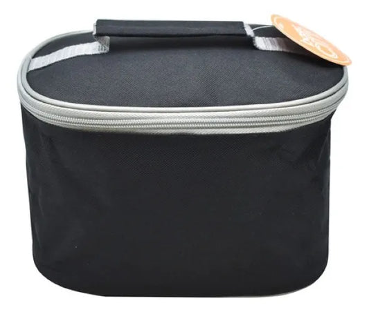 Lonchera De Poliéster Negra Lb15bc-18x Basic City Negro Liso