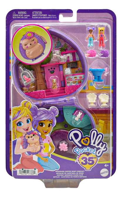 Polly Pocket Pack Estuche De Conejo Y Erizo Mattel