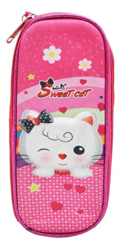 Mochila Con Ruedas Kit Sweet Primaria Con Detalle Rosa 3d
