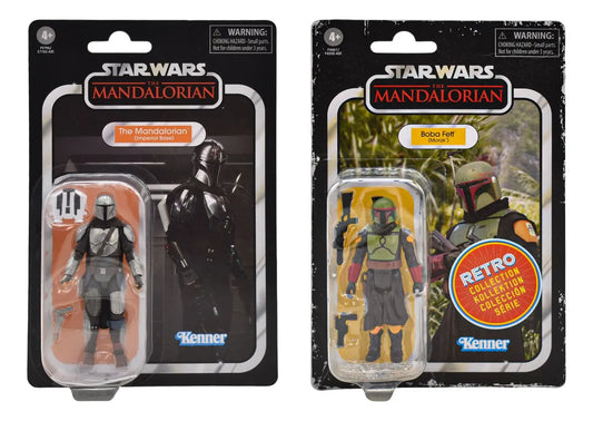 Star Wars Pack Mandaloria Y Boba Fett Vintage Y Retro Hasbro