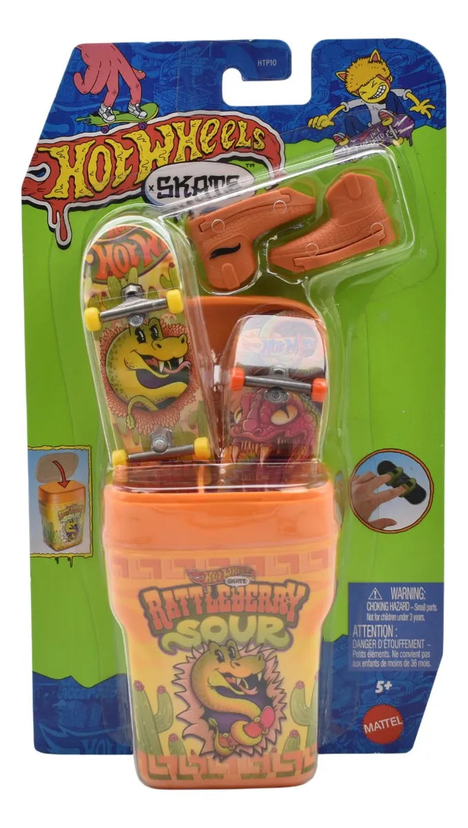 Hot Wheels Skate Pack 2 Sets With Case #2 Mattel Multicolor