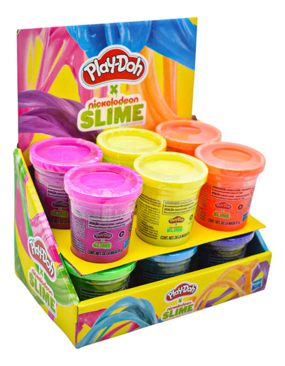 Play Doh Slime Nickelodeon Pack 12 Pz Multicolor Hasbro Multicolor