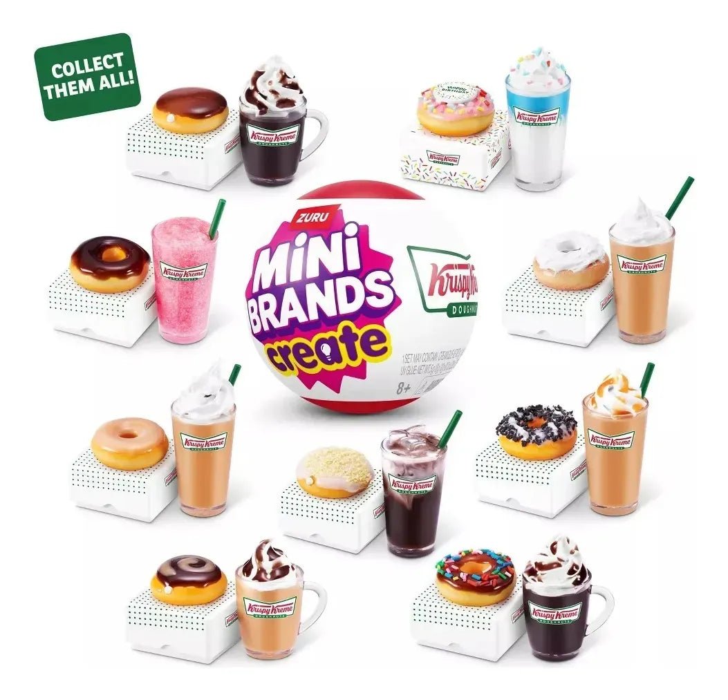 Mini Brands Create Krispy Kreme Pack 2 Esferas Sorpresa Zuru