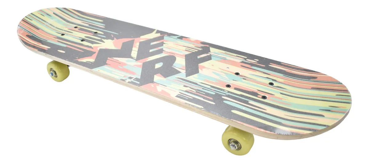 Skateboard Patineta Grande Nerf #2 T378955 Toymark Negro Nerf