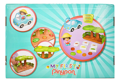 My First Pinypon Huerto Vehículo Y Granjera Famosa Multicolor
