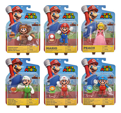 Super Mario Pack 6 Characters with Accessory Jakks Pacific