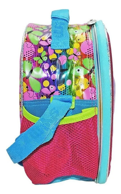 Lonchera Mariposa Glitter Wilys Wt304 Rosa